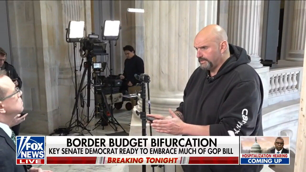 Sen. John Fetterman Conditionally Embraces GOP Border Bill