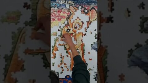 Bambi! Part of the 40,320 Piece Disney Memorable Moments Jigsaw Puzzle! #puzzles #shorts #disney