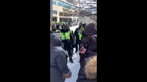 PROTESTORS IN OTTAWA