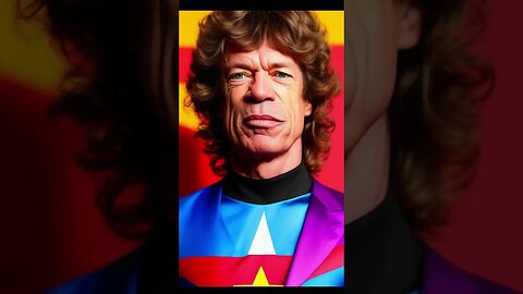 MICK JAGGER SUPERHERO COMICS COVERS 02 #shorts