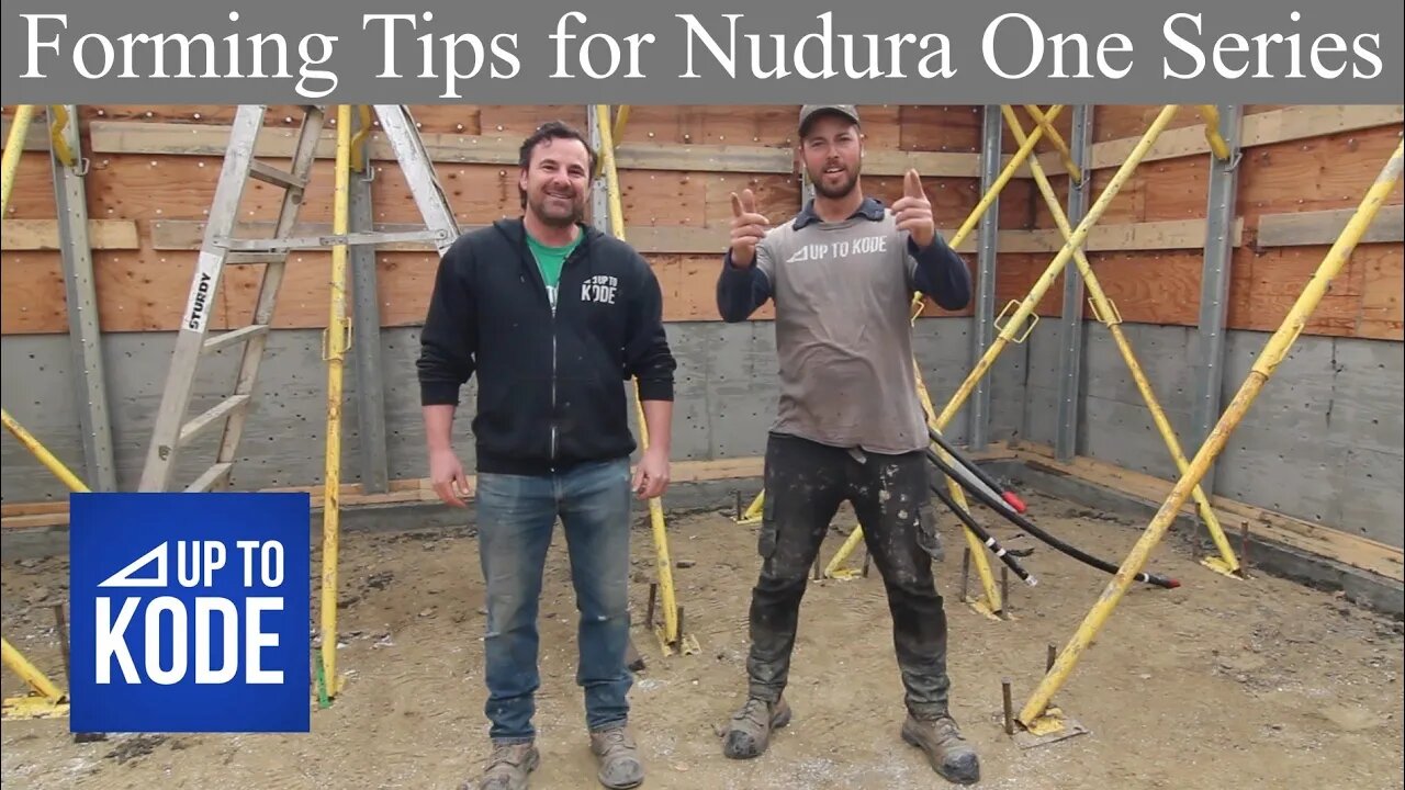 Forming Tips for Nudura One Series