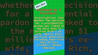 When A President Pardoned a Billionaire Who Was on the Run, and Nothing Happened.