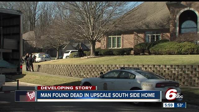 Elderly man found dead in upscale south side Indy home