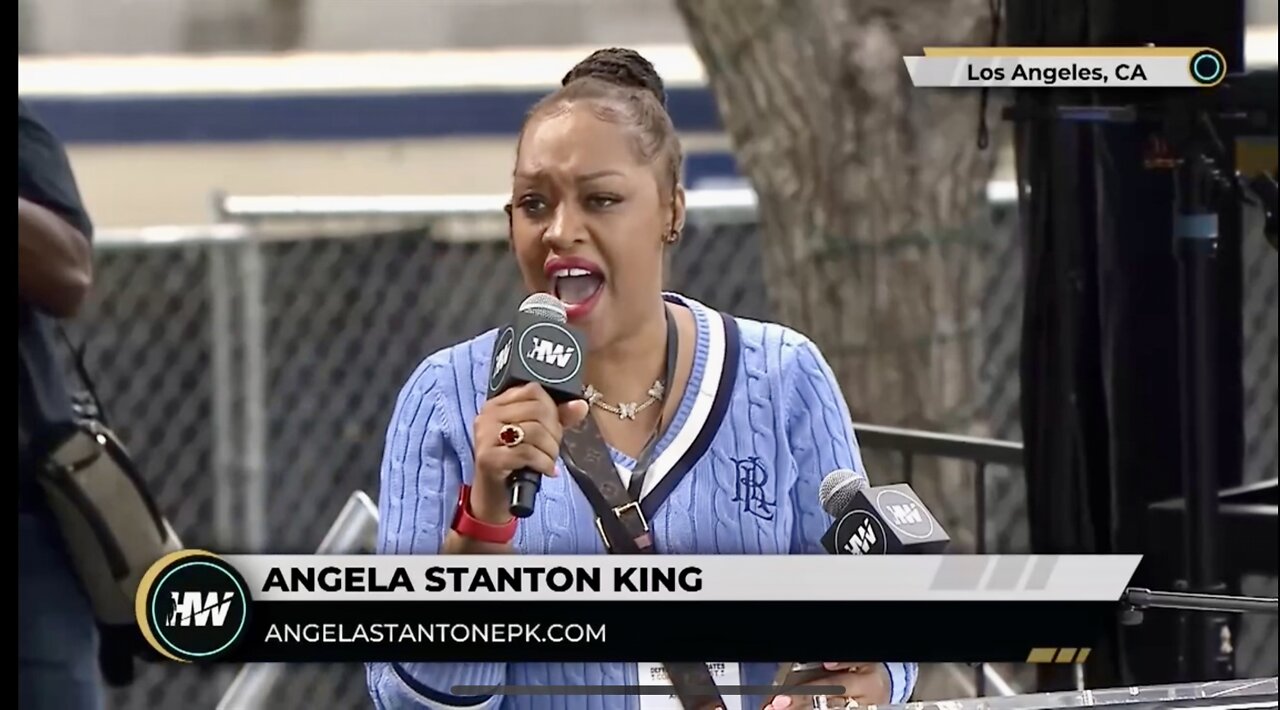 Angela Stanton-King - 4/10/2022 - Defeat the Mandates - California