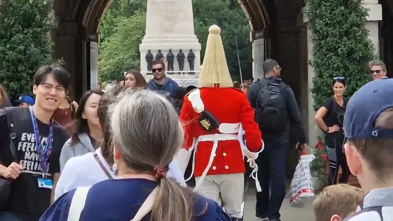 this guard is observant paying stricted attention watchful #horseguardsparade