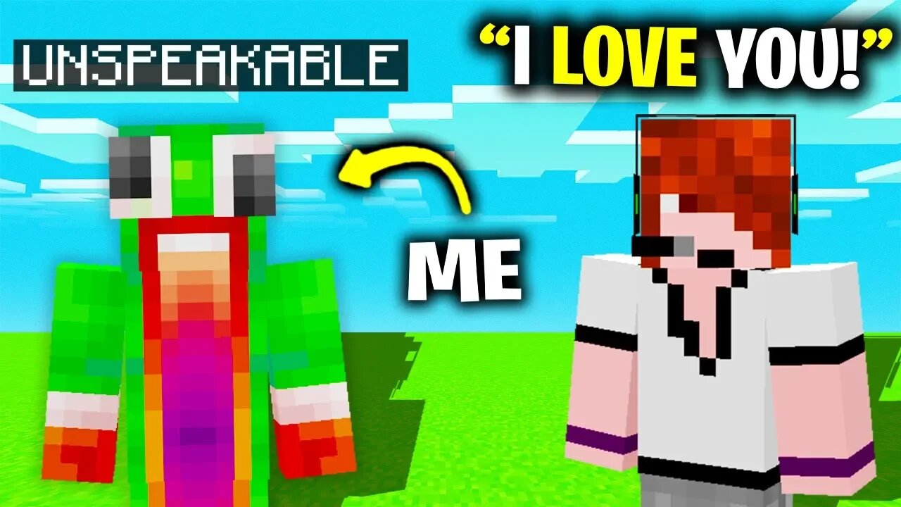 I Pretended To Be UNSPEAKABLE In Minecraft.. (UnspeakableGaming)