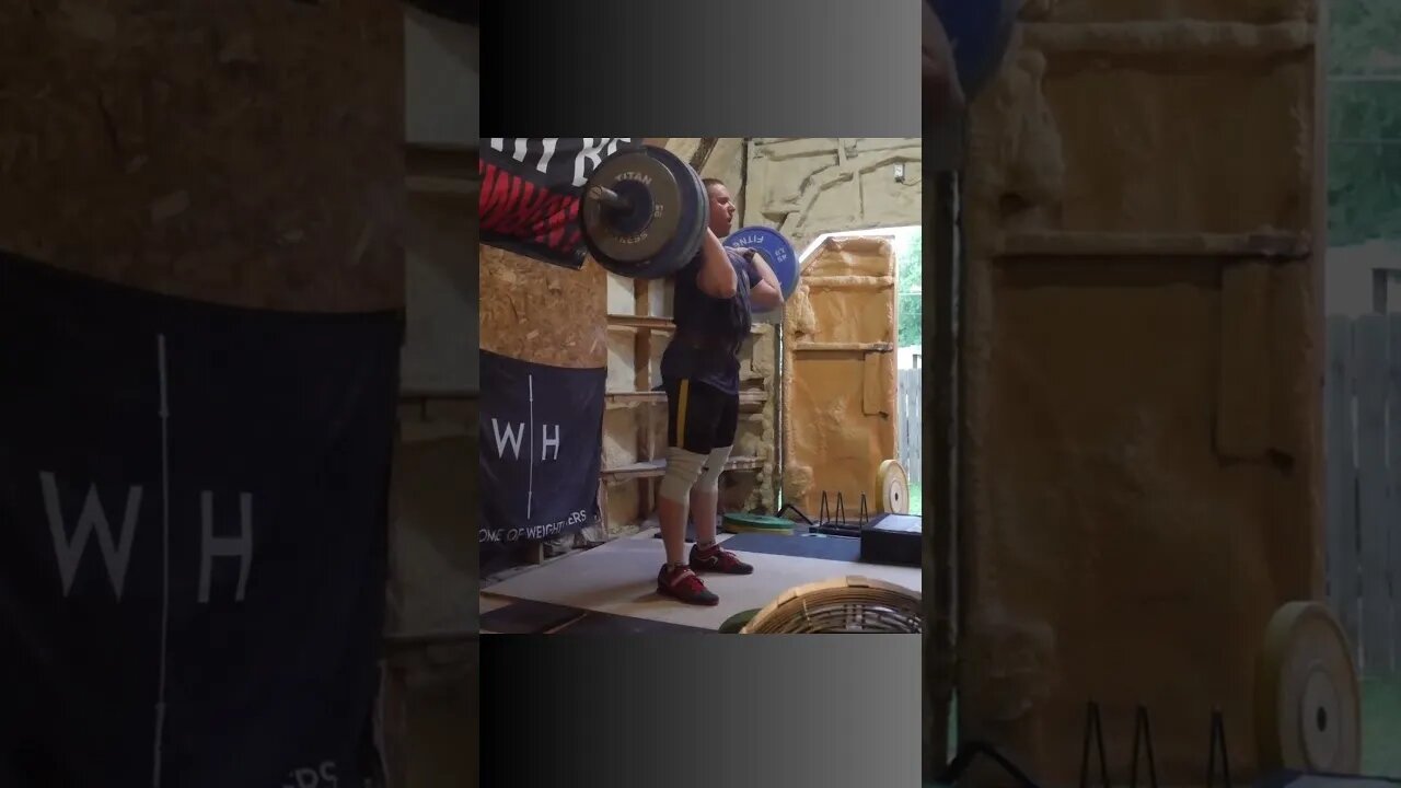 125 kg / 275 lb - Push Press - Weightlifting Training