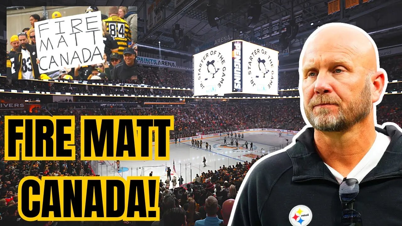 FIRE MATT CANADA CHANT Breaks Out at Penguins Game But, BAD NEWS for Pittsburgh Steelers Fans!