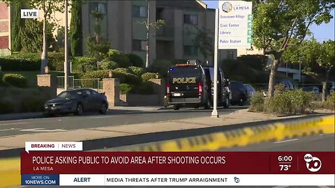 Police respond to shooting in La Mesa