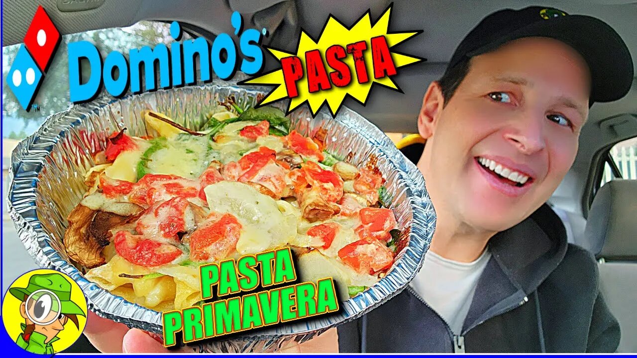 Domino's® PASTA PRIMAVERA Review 🎲🐔🍅🍝 | Peep THIS Out! 🕵️‍♂️