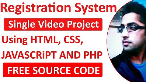 User Registration System in PHP & MySQL - PHP Registration Form with Database - Mr Tech 001