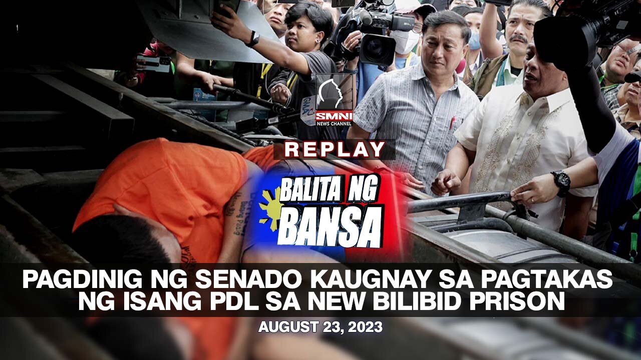 Pagdinig ng senado kaugnay sa pagtakas ng isang PDL sa new bilibid prison