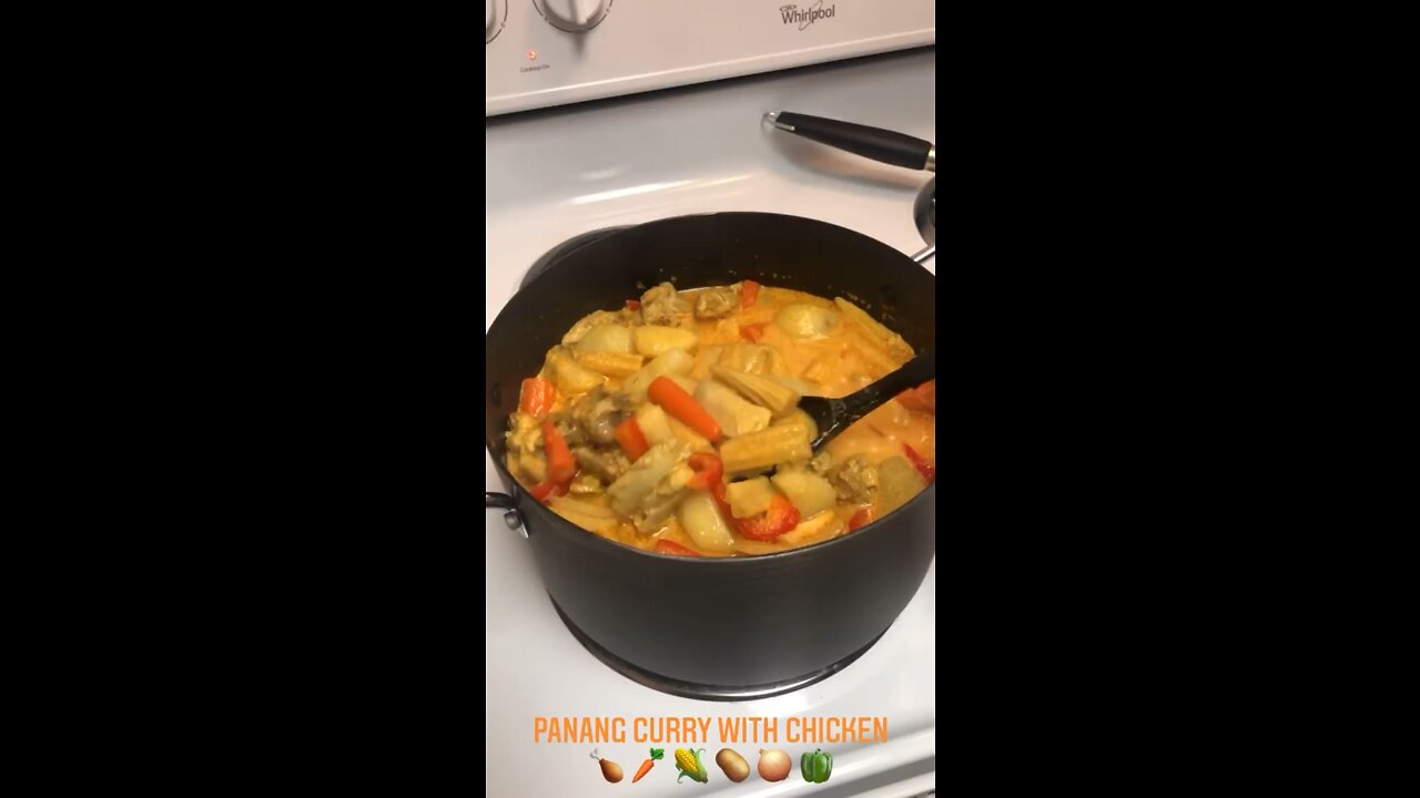 Panang chicken curry