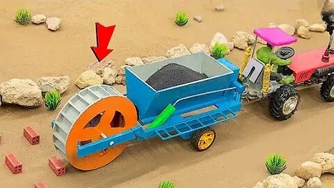 Diy tractor mini Bricks Making Machine | Brick Plante Capacity 100000 blocks per day | @Sunfarming