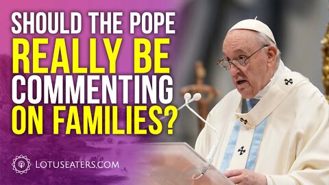 The Pope: Choosing Pets over Children Is Selfish