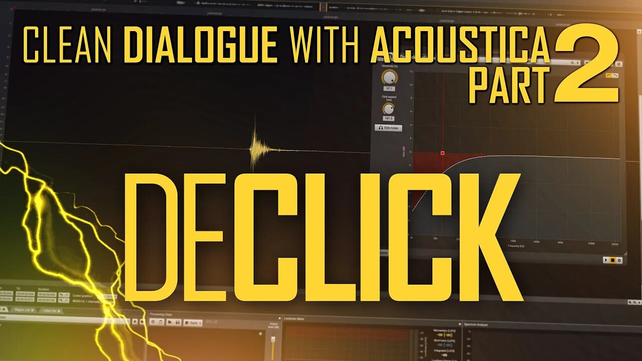 Clean Dialogue in Acoustica – DeClick:Dialogue for Reducing Mouth Clicks