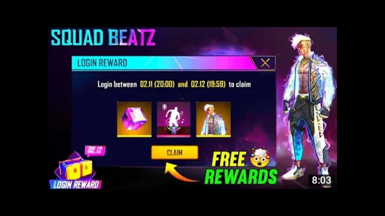 CLAIM 4 FEBRUARY SQUAD BEATZ REWARDS -para SAMSUNG A3,A5,A6,A7,J2,J5,J7,S5,S6,S7,S9,A10,A20,A30,A50