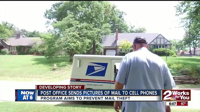 Post office sends pictures of mail to cell phones