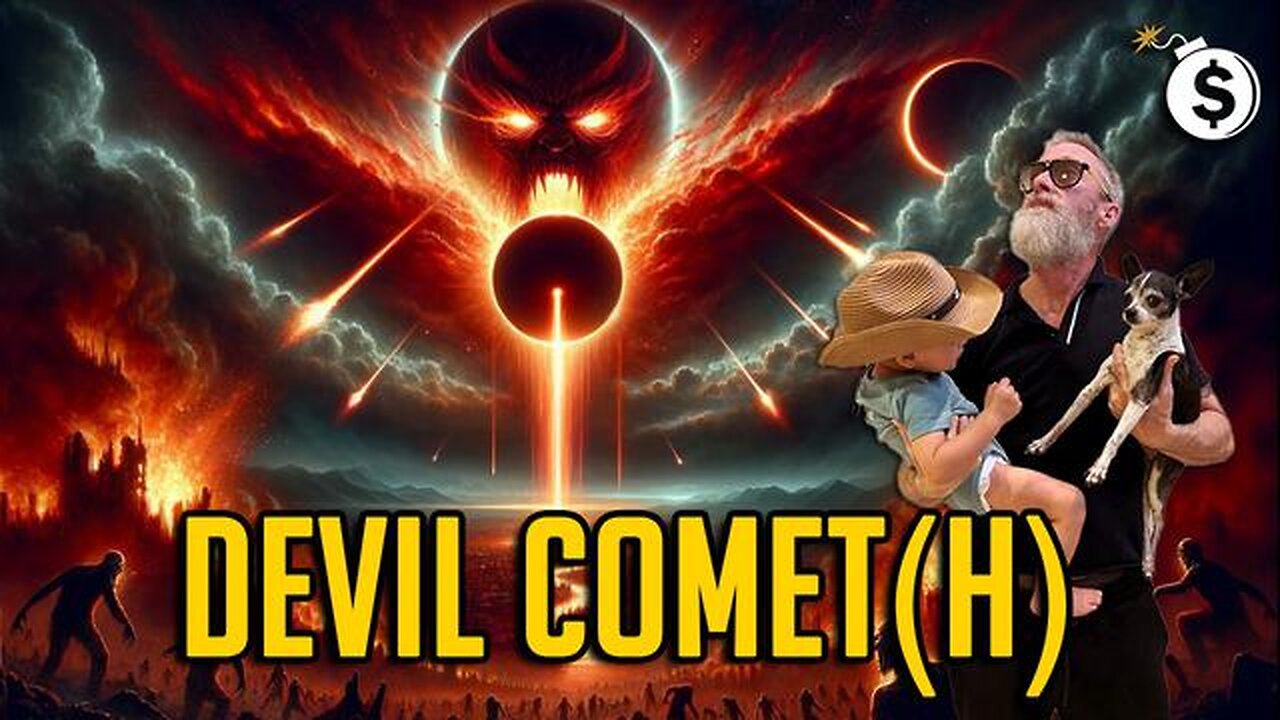 LUNAR AND SOLAR ECLIPSE, DEVIL'S COMET, JEW WORLD TAKEOVER AND ISRAHELL FULFILLING PROPHECY TO BRING