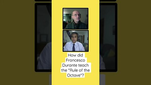 How did Francesco Durante teach the Rule of the Octave?