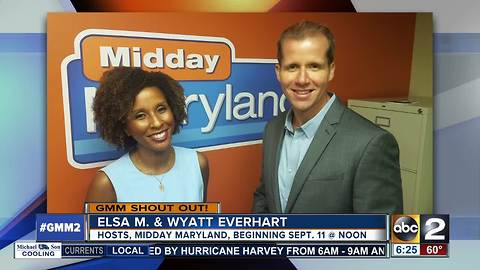 Midday Maryland starting in September gives a GMM shout out