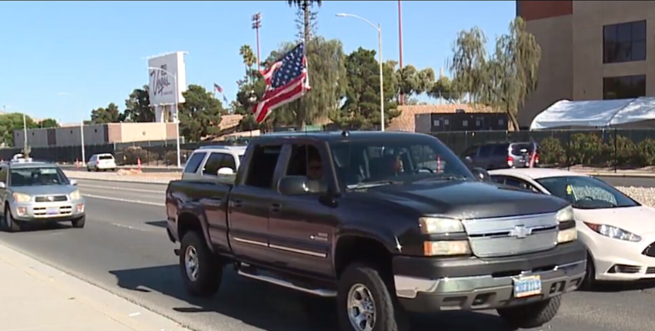 Protest caravan takes to Vegas streets for Nevada to reopen