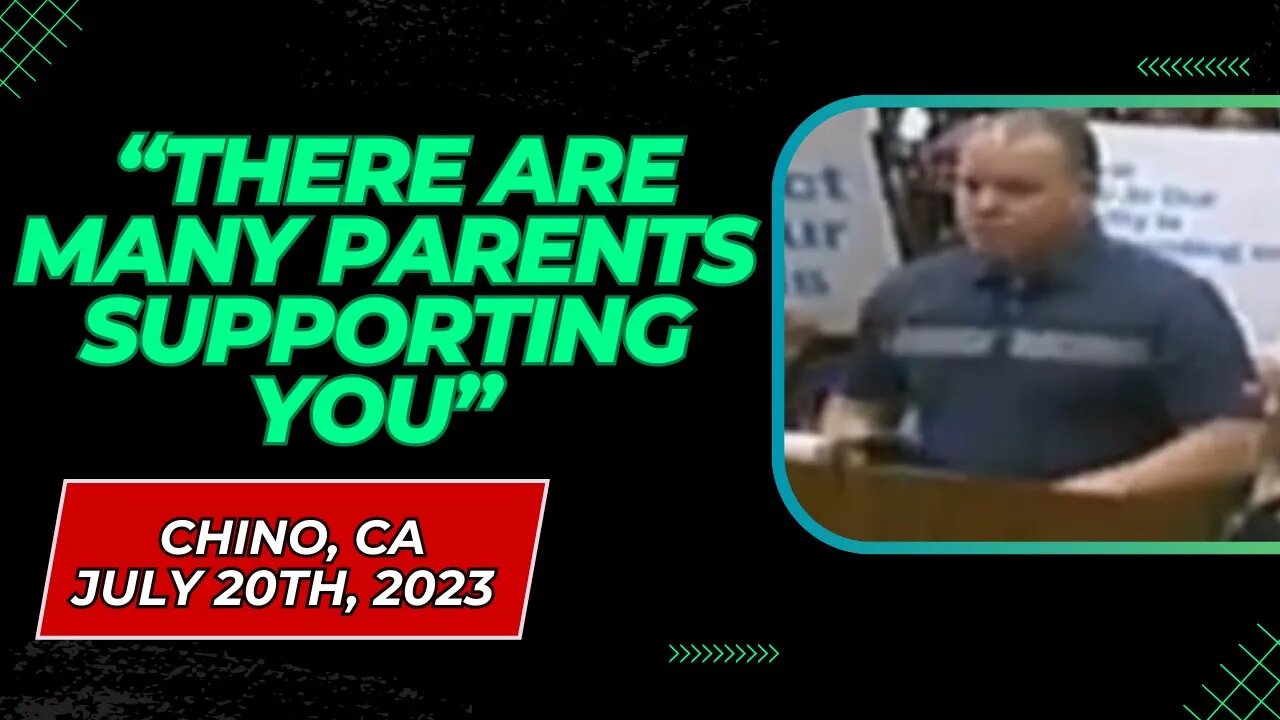Joe McTarsney Public Comment - CVUSD Board Meeting (07-20-2023)