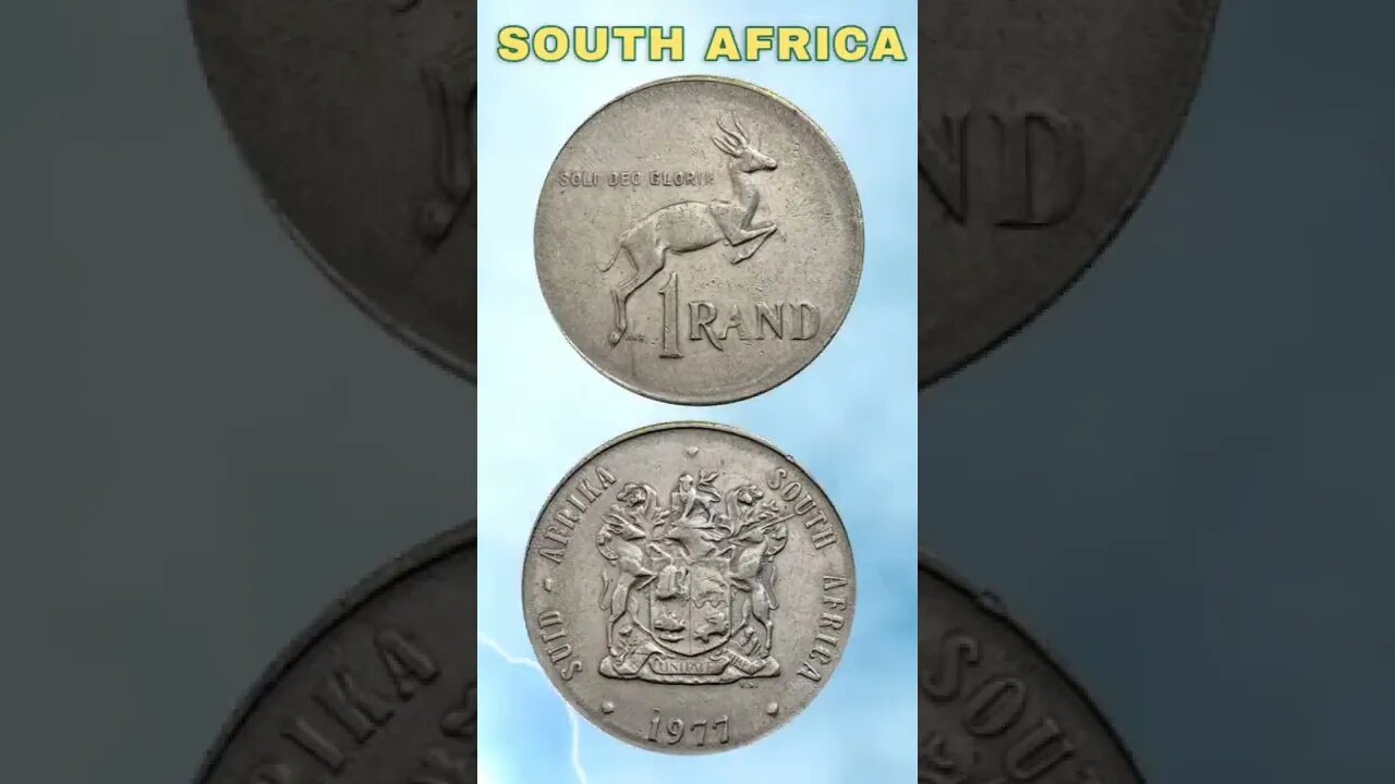 South africa 1 Rand 1977.#shorts #coinnotesz