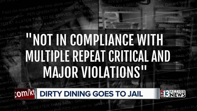 Dirty Dining goes to Clark County Detention Center