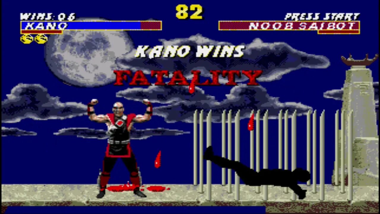 Ultimate Mortal Kombat Trilogy (Genesis) - Kano MK3 - Hardest - No Continues.