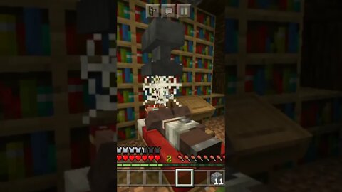 Best Way To Kill a Villager and Impress Your Friends | #minecraftshorts