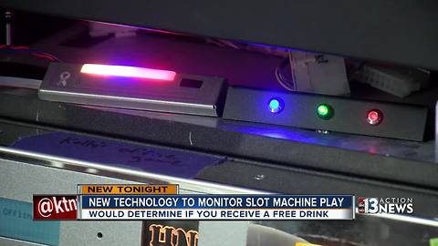 New technology determines free drinks during slot machine play