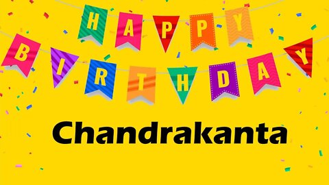 Happy Birthday to Chandrakanta - Birthday Wish From Birthday Bash