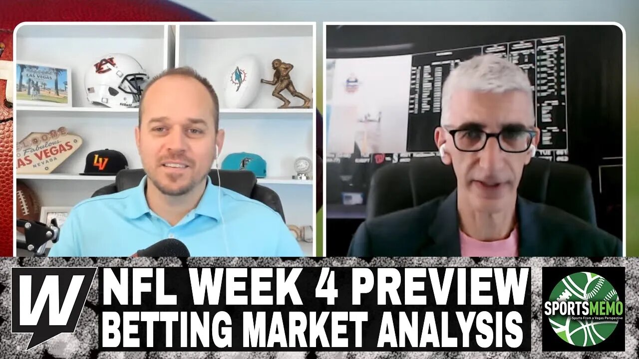 The Opening Line Report | NFL Week 4 Betting Market Analysis PART 1 | September 26