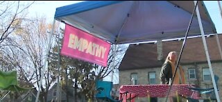 Woman in Wisconsin creates Empathy Booth to talk in safe space