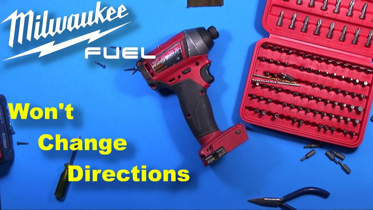 Milwaukee FUEL 1/4" Impact Driver repair - Won't change directions