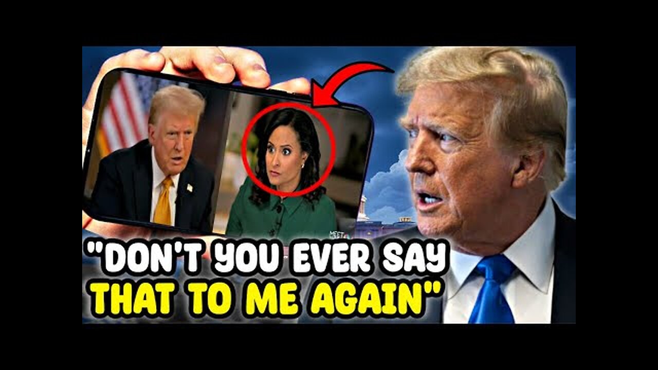 THIS IS NOT GOOD! You Won t BELIEVE Wat NBC Host Kristen Welker Just TRIED To Do To TRUMP On AIR