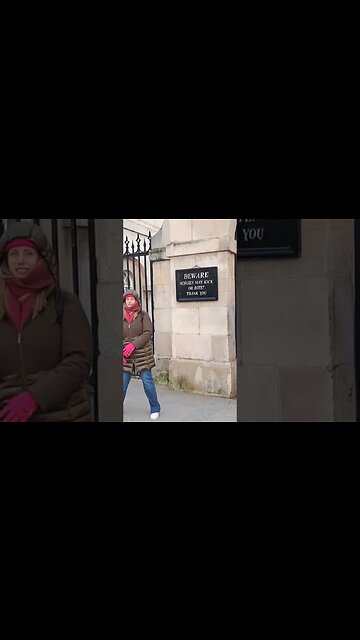 body armour to stroke a horse #thekingsguard