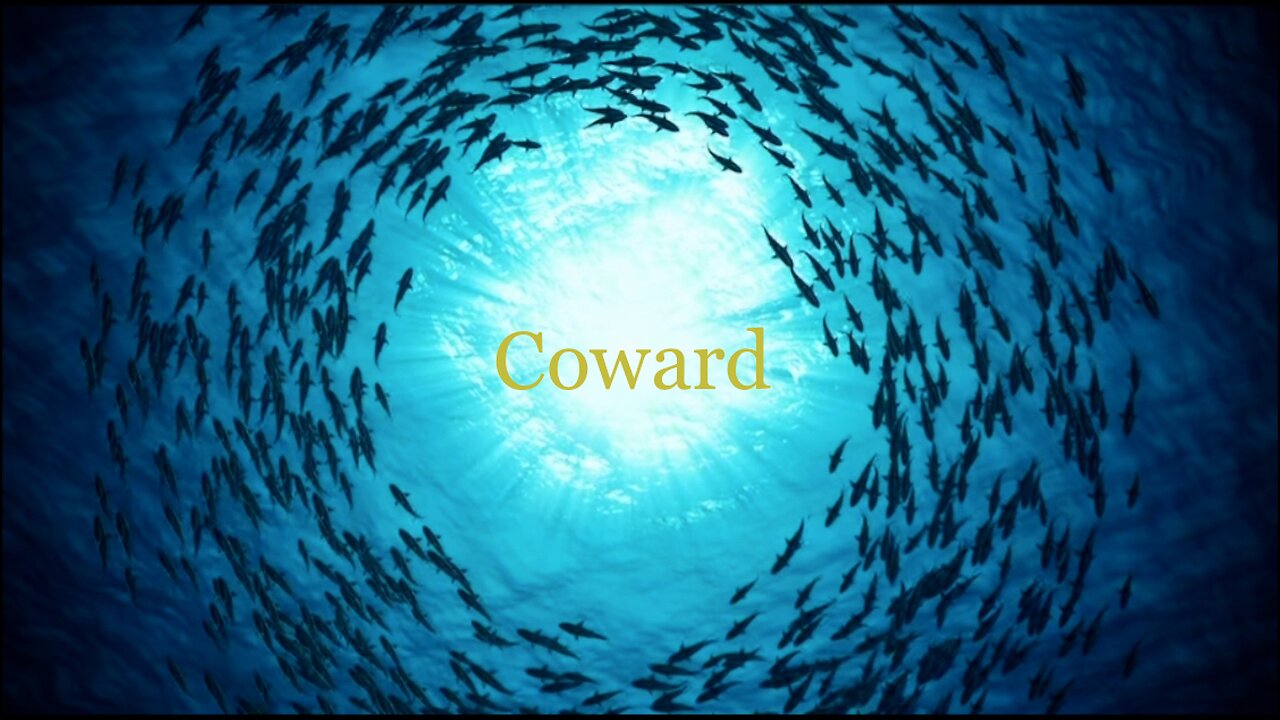 “Coward” a large canvas painting by #couleurdjaton