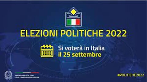 Quello che ci aspetta nelle votazioni del SETTEMBRE 2022 IN ITALIA??