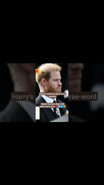 Harry's startling answer is only three words