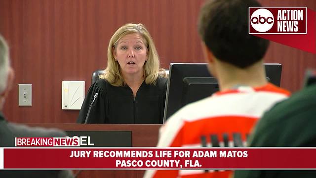 Judge sentences Adam Matos to life in prison