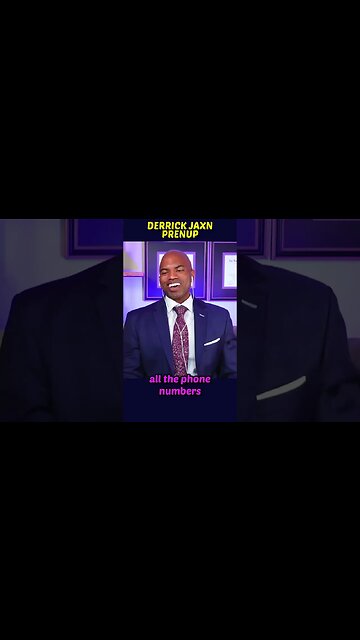 Derrick Jaxn was scrambling scrambling lol