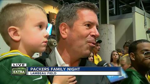 Fans evacauted from Lambeau Field bowl due to storms