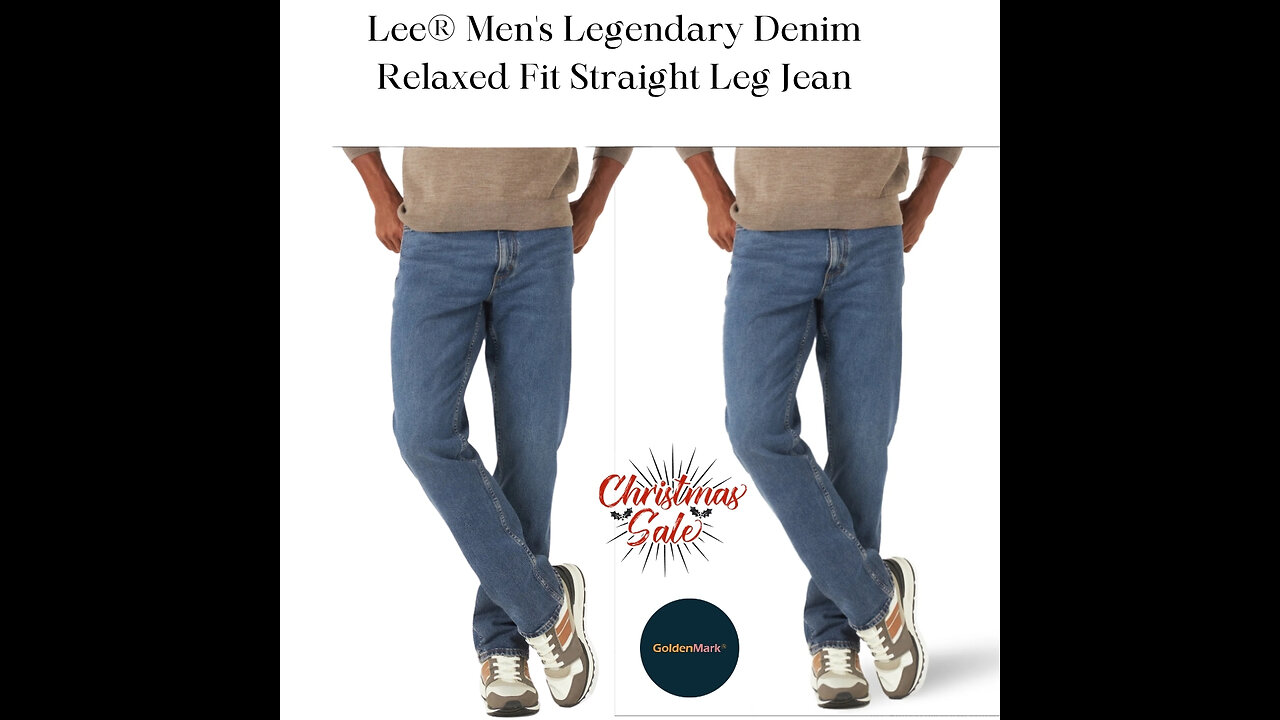 Lee® Men's Legendary Denim Relaxed Fit Straight Leg Jean