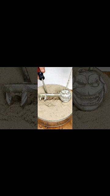 Making a Custom Key - Metal Casting #shorts #shortsfeed #cool