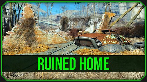Ruined Home in Fallout 4 - A Kid In The Fridge?