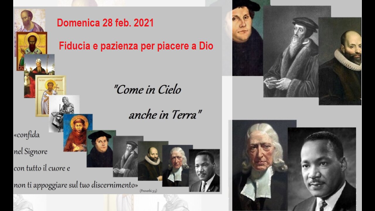 Fiducia e pazienza per piacere a Dio