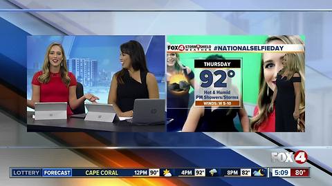 National Selfie Day on Fox 4 Morning News