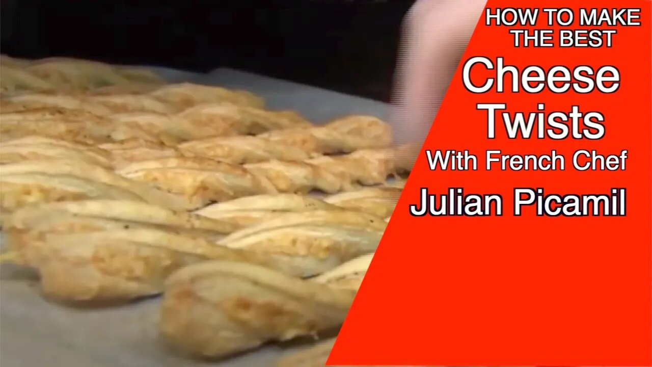 How to make "Cheese Twists" with award winning baker in the South West French Chef Julian Picamil
